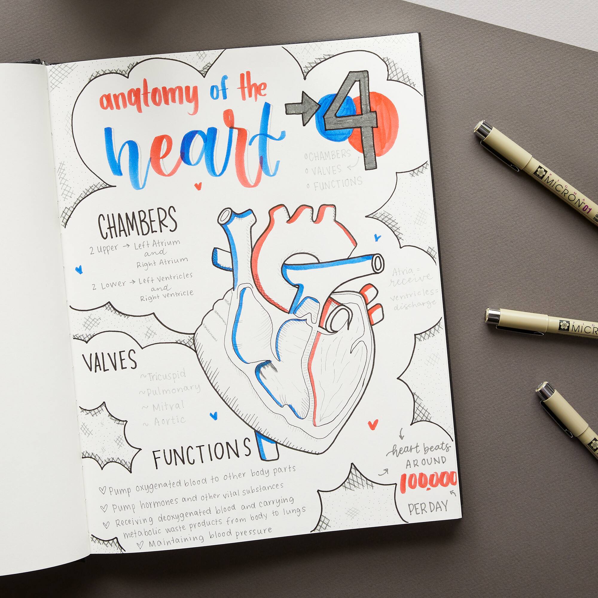 6 Packs: 8 ct. (48 total) Micron® Brush™ Gray Pens